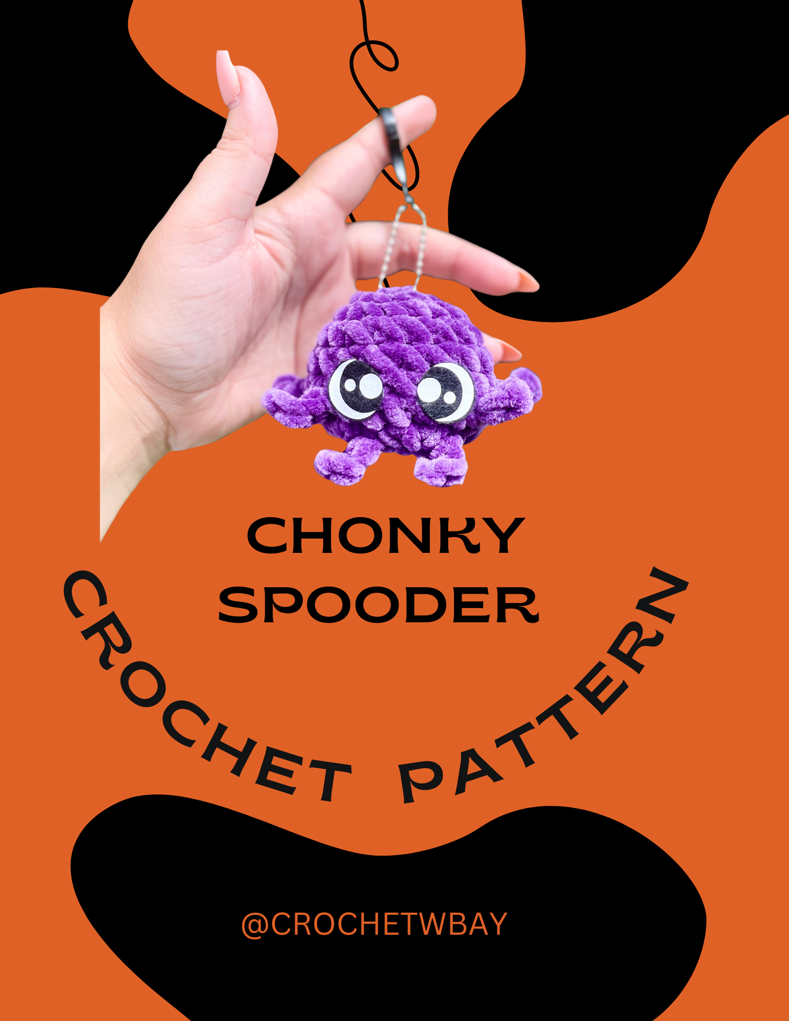 Mini Spooder The Spider Crochet Pattern Digital File Crochet With Bay mini-spooder-the-spider-crochet-pattern-digital-file-crochet-with-bay
