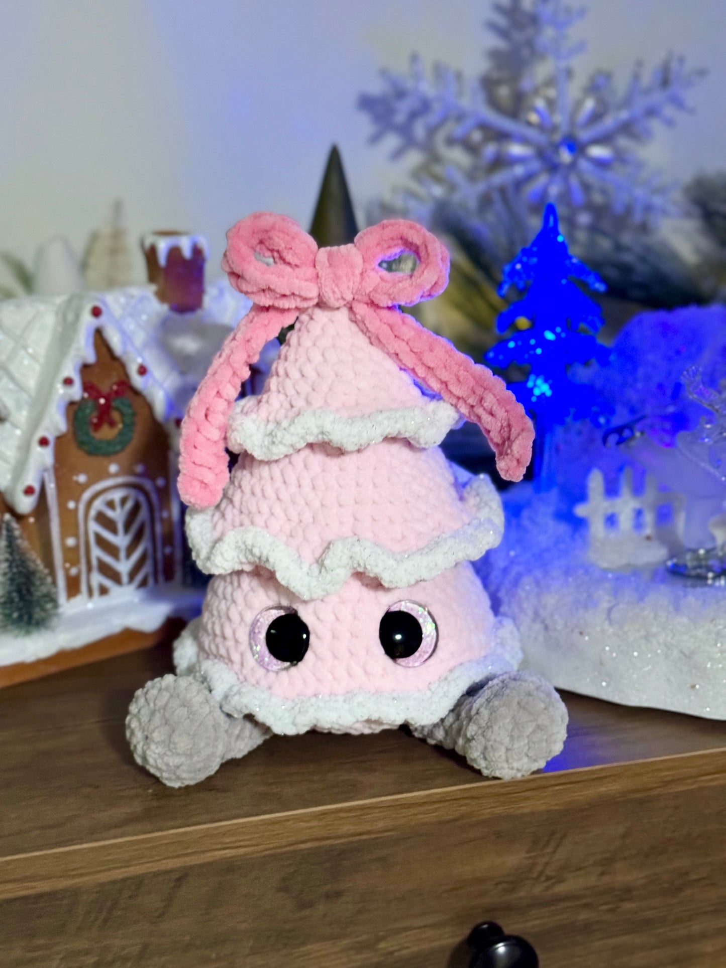 Pink Tree Plushie