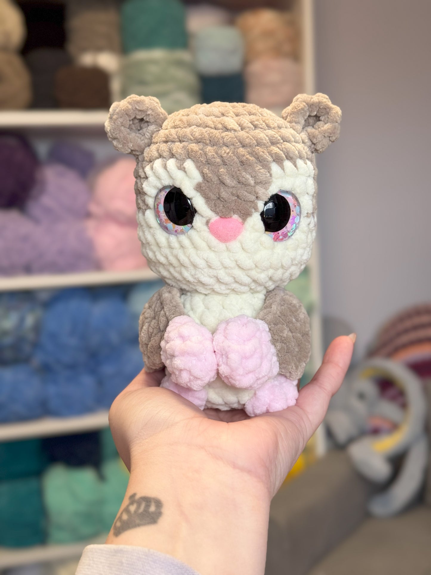 Flying Squirrel Crochet Pattern- Digital File
