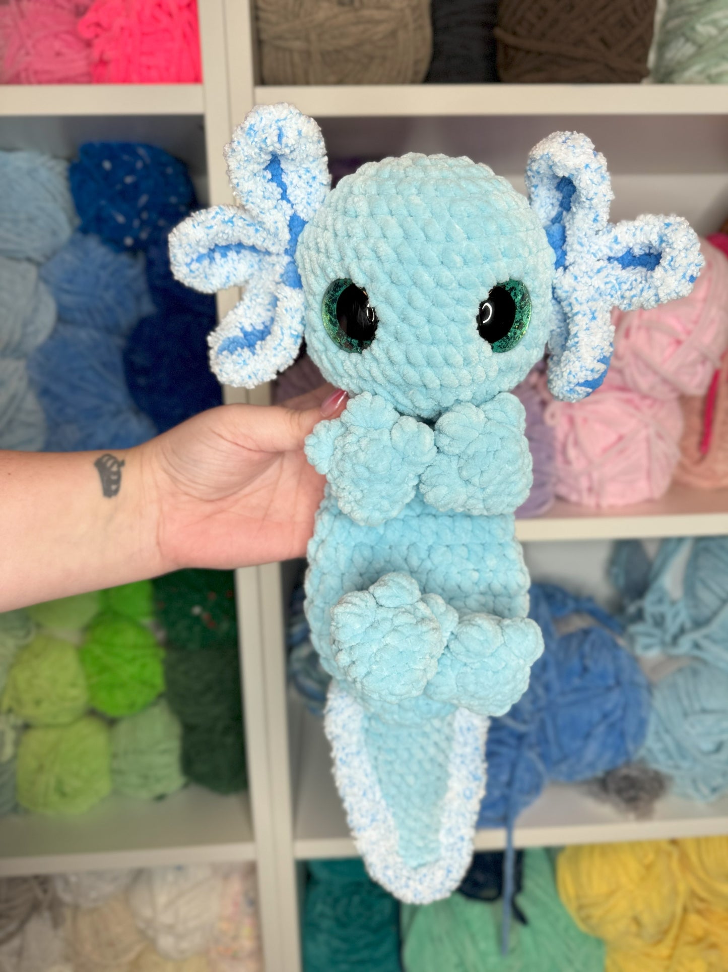 Axolotl Snuggler Plushie