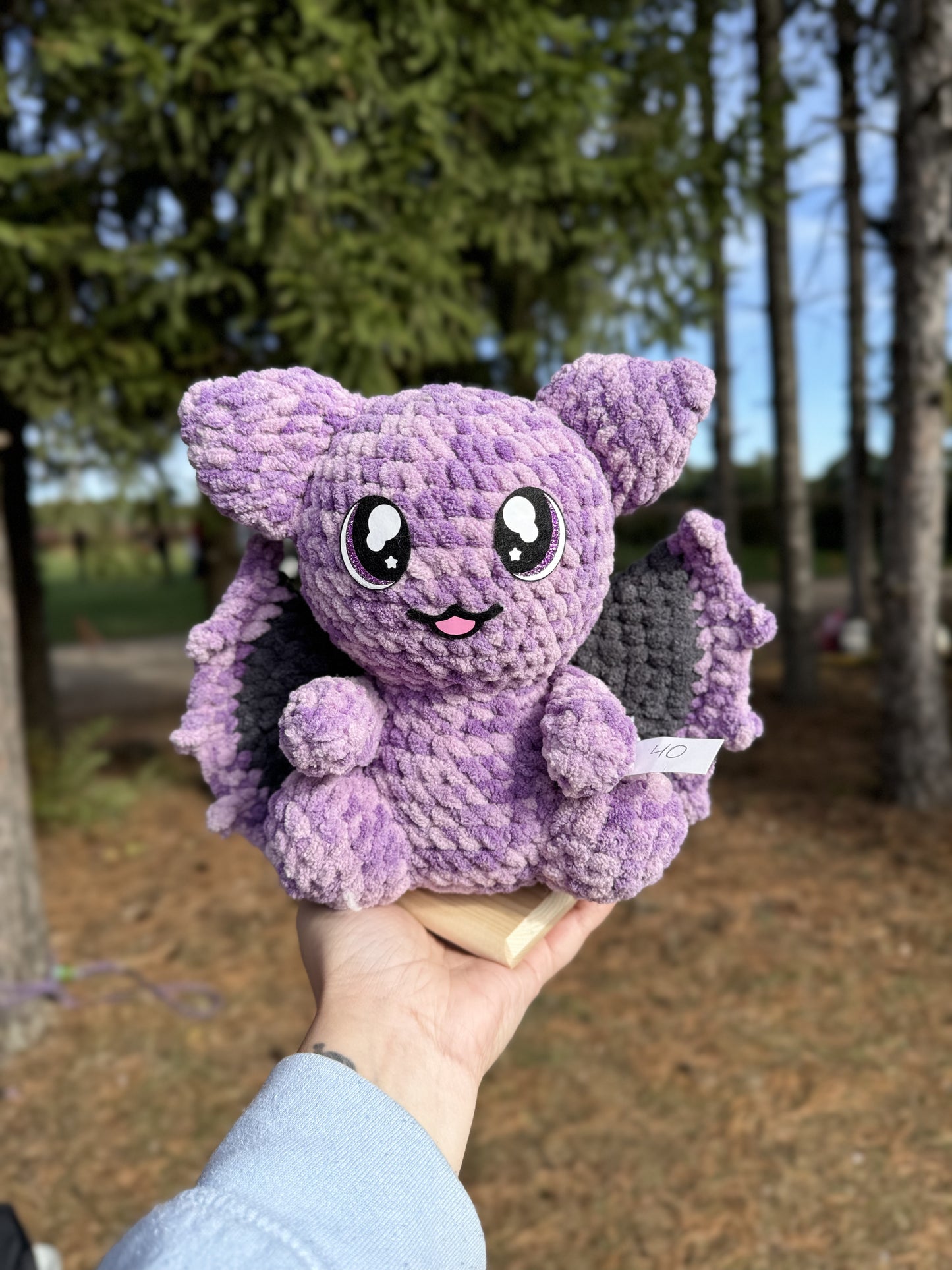 Purple Bat Plushie