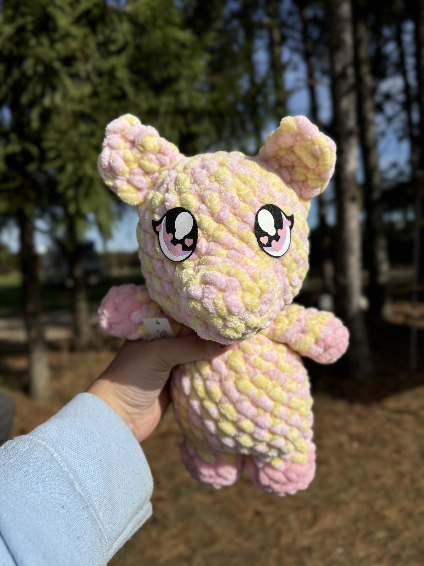 Yellow and Pink Pig