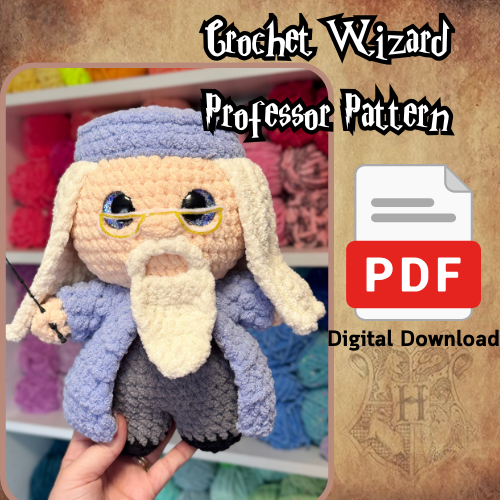 Wizard Professor Crochet Pattern