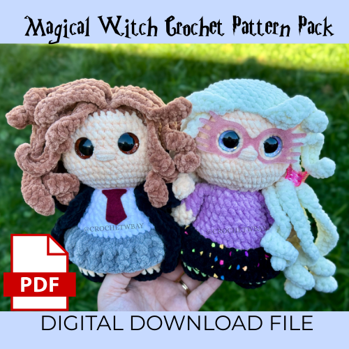 Magical Witch Crochet Pattern Pack- Digital File