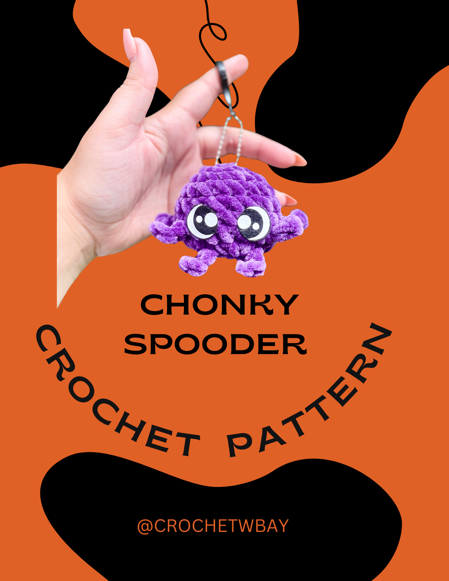 Mini Spooder the Spider Crochet Pattern- Digital File