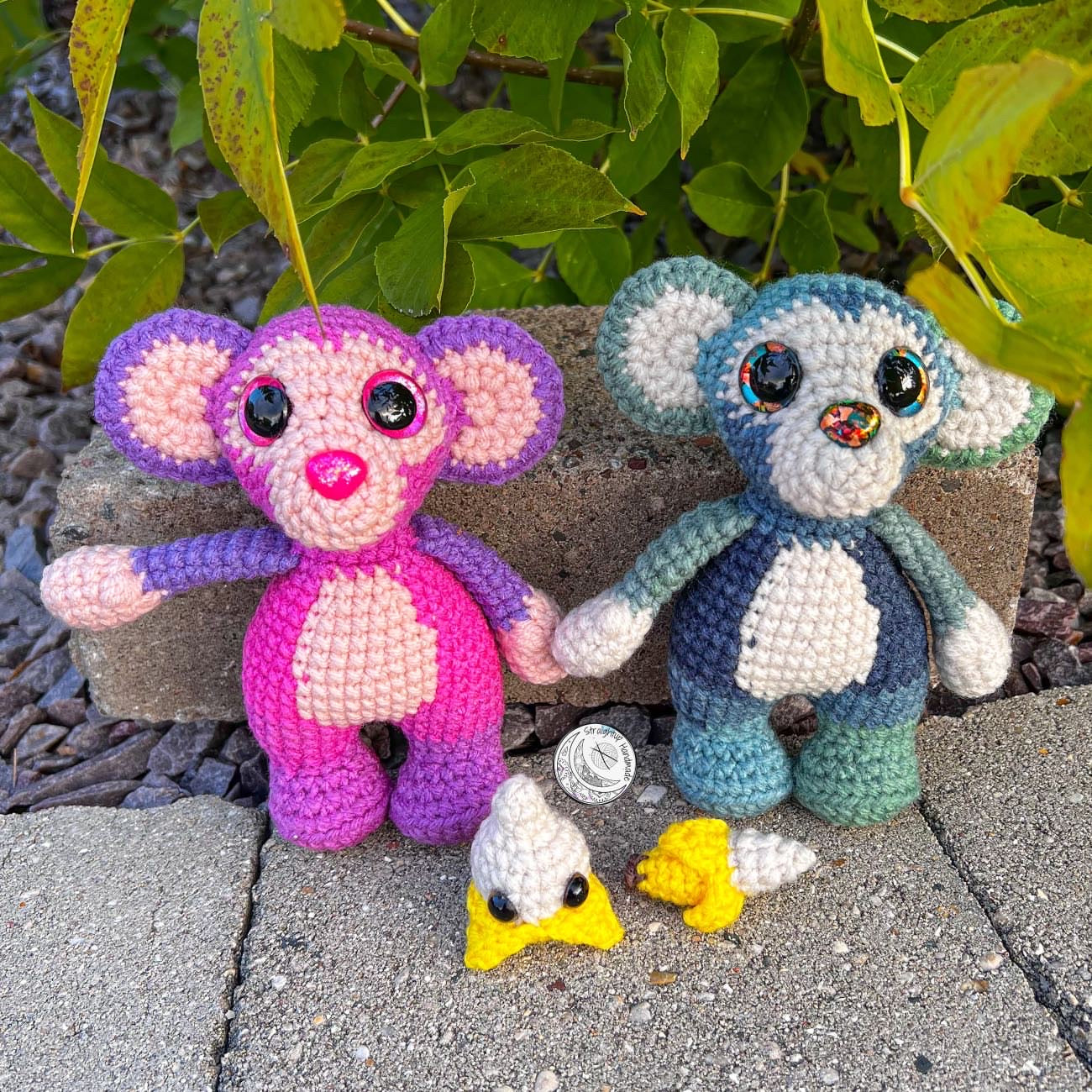 Digital File- Kiki The Monkey and Banana Buddy Crochet Pattern