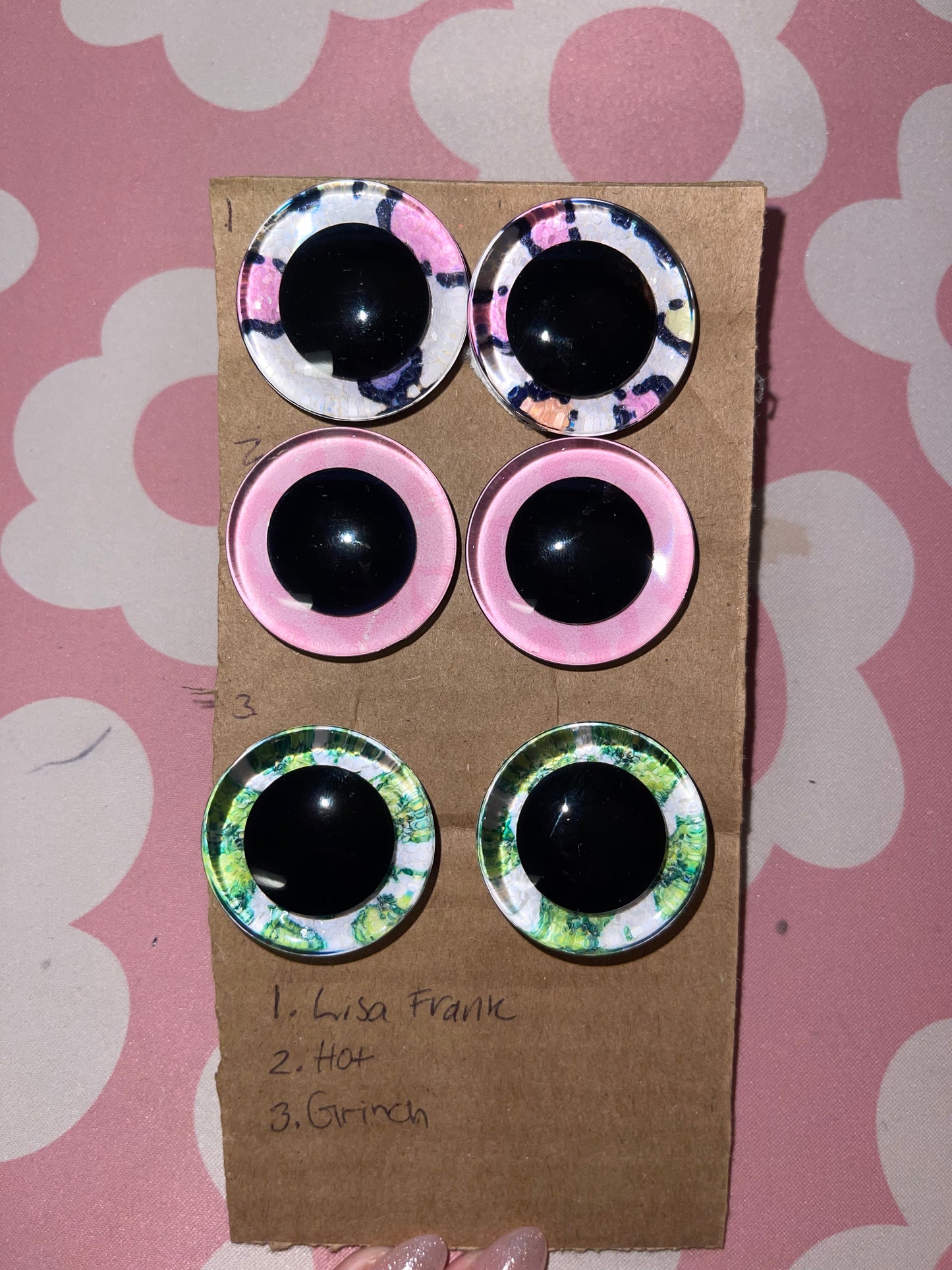 Safety Eye Colour Backings 30mm