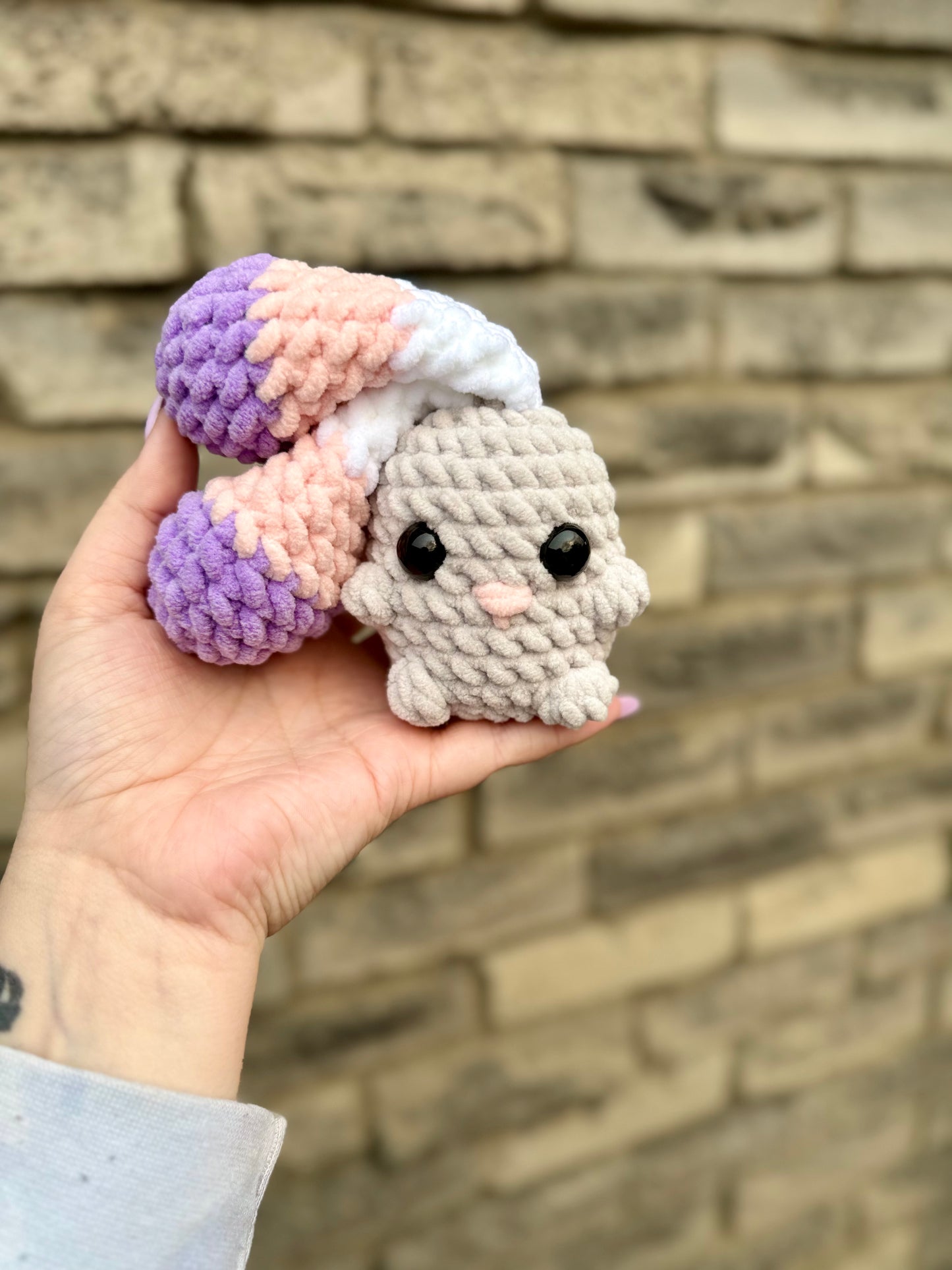 Tiny Floppy Bunny Crochet Pattern Digitial File