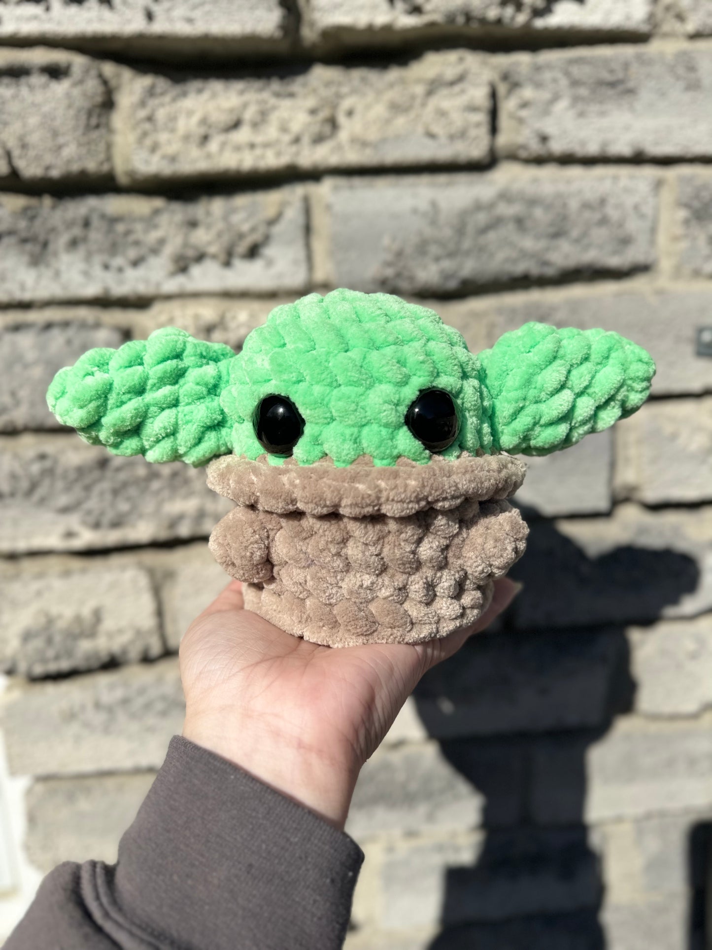 Baby Green Alien Crochet Pattern- Digital File