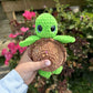 Turtle 2-in-1 Crochet Pattern- Digital File No Sew