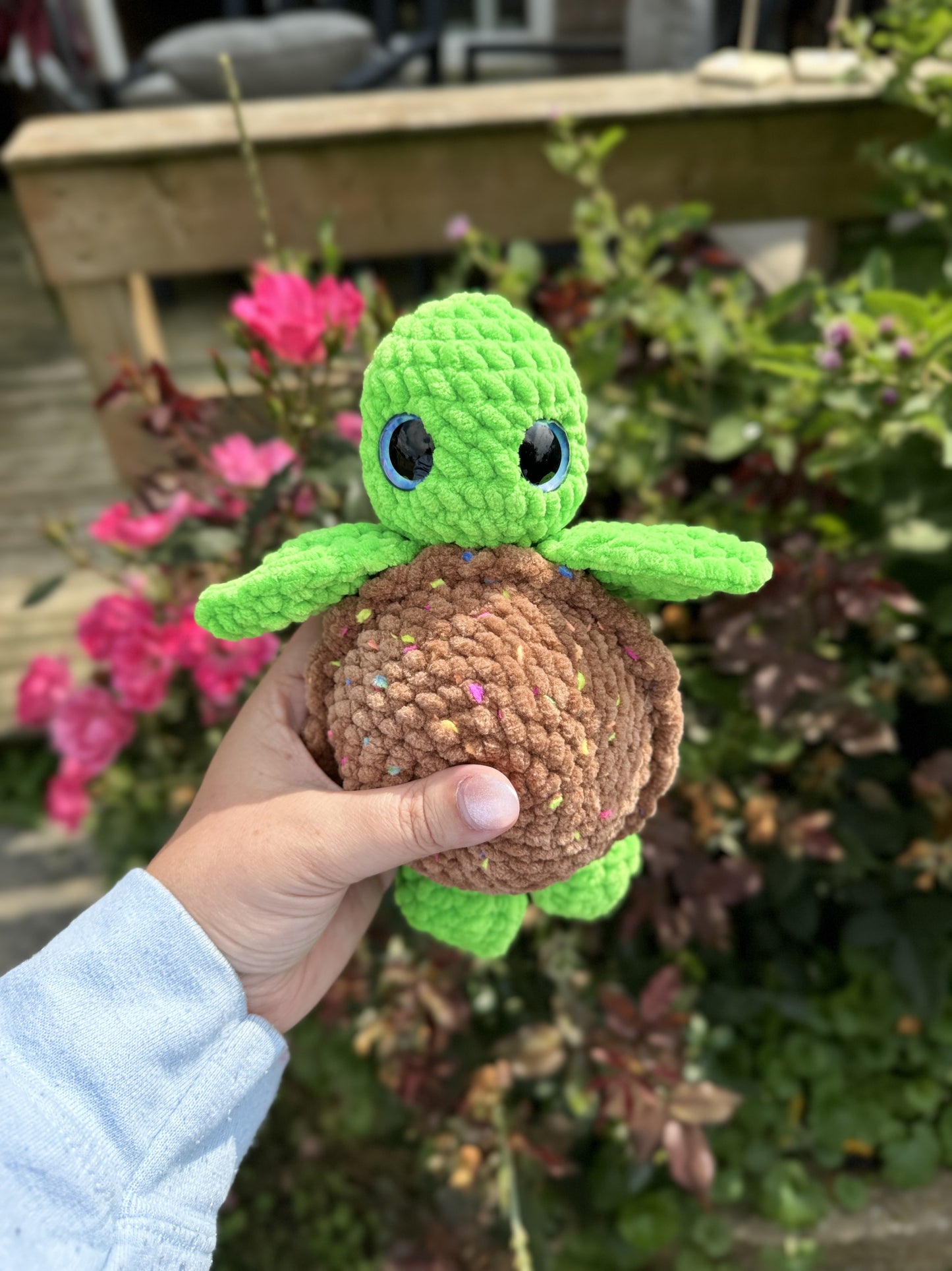 Turtle 2-in-1 Crochet Pattern- Digital File No Sew