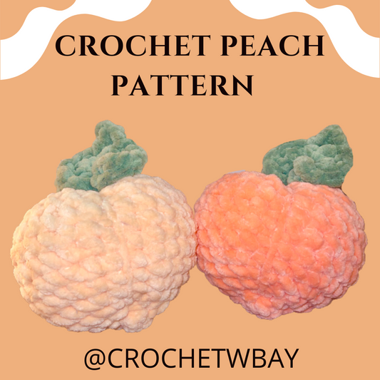 Peach Crochet Pattern- Digital File