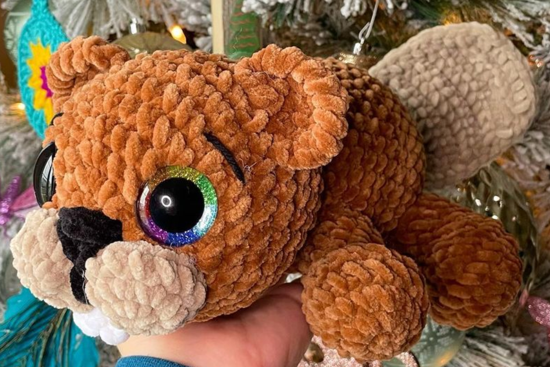 Beatrice The Beaver Crochet Pattern- Digital File