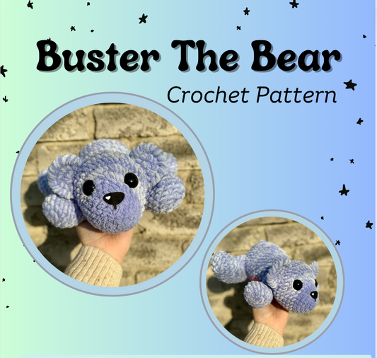 Buster The Bear No Sew Crochet Pattern- Digital File