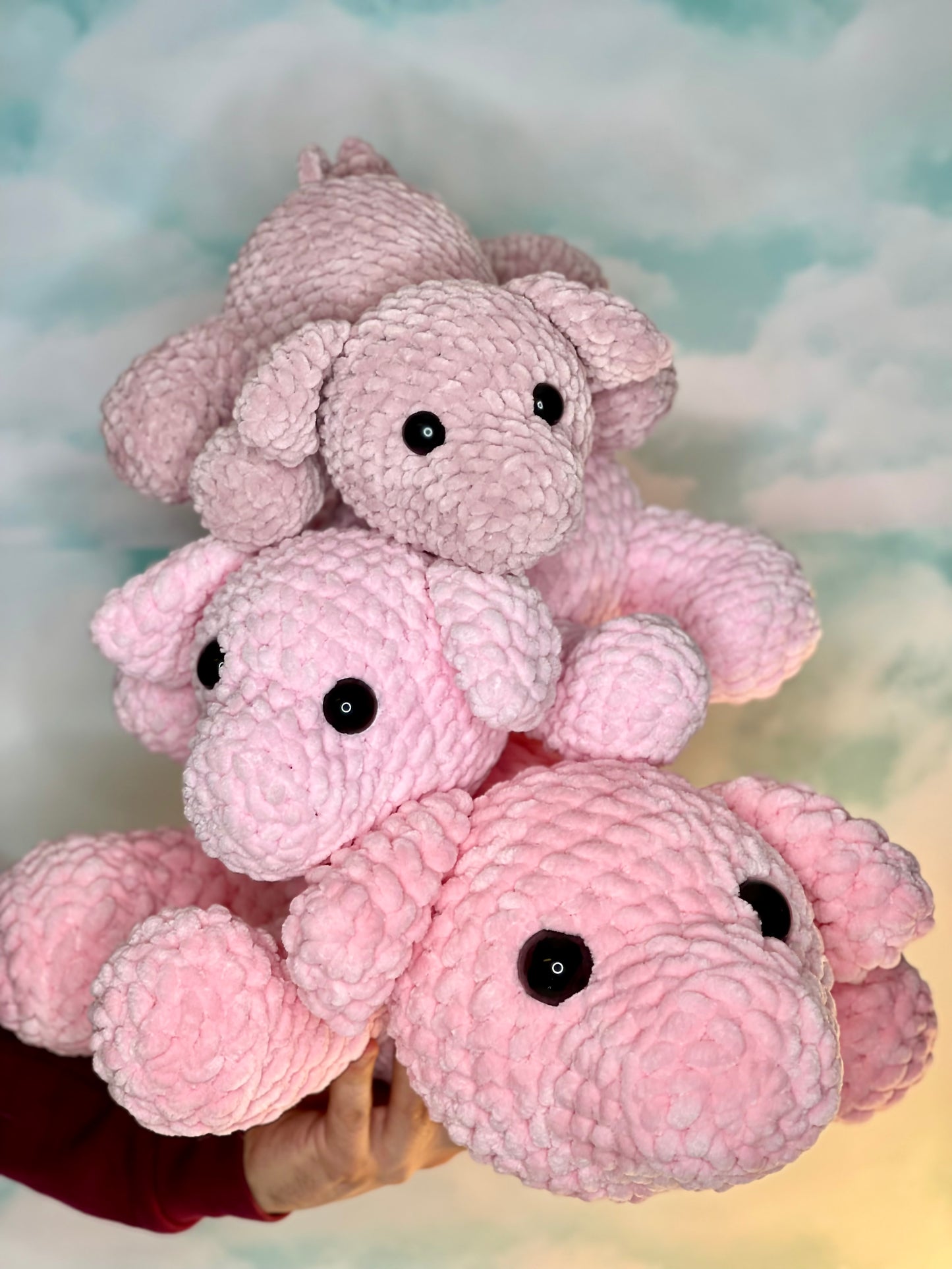 Penelope the Pig Crochet Pattern- No sew option included!