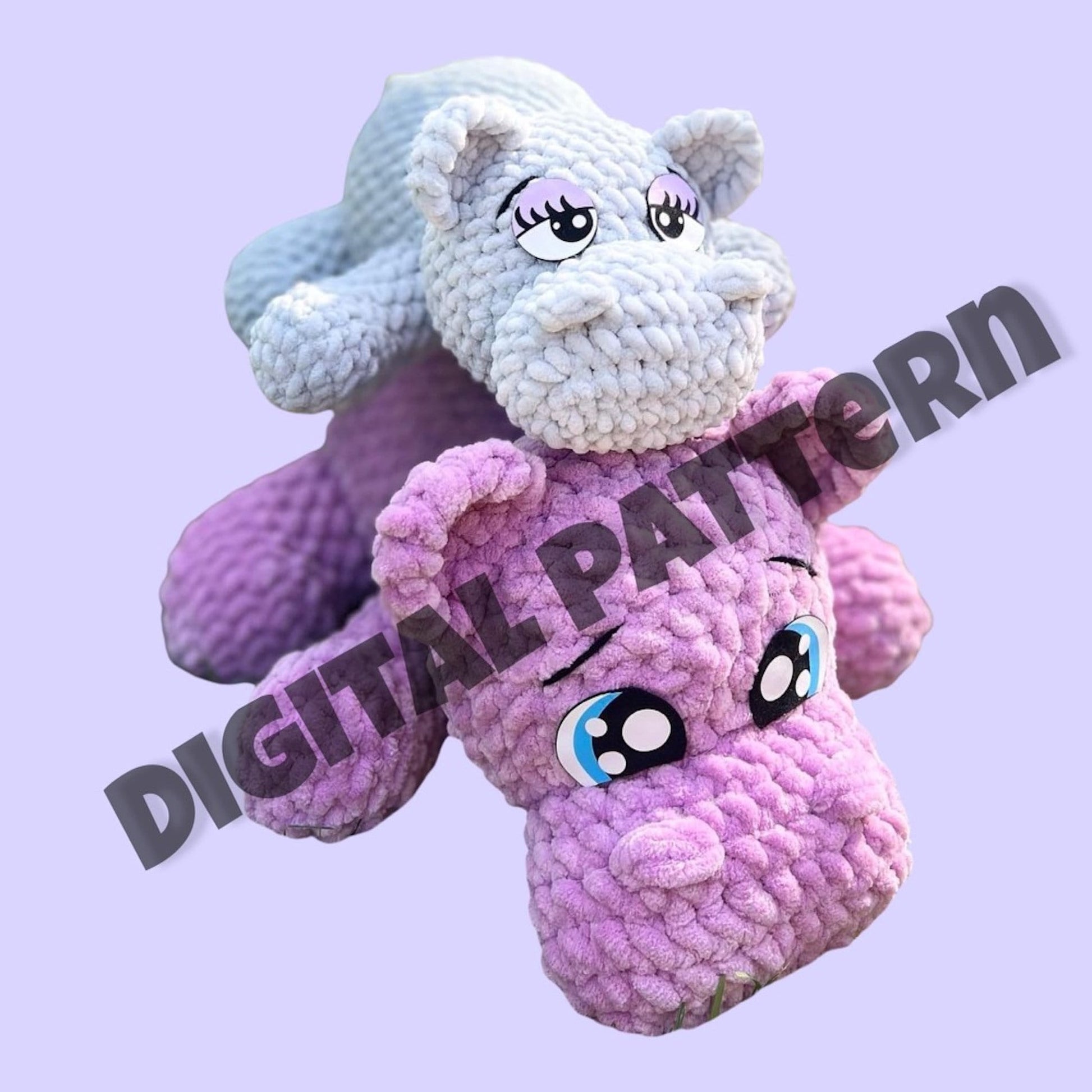 Digital Pattern- Hilda The Hippo