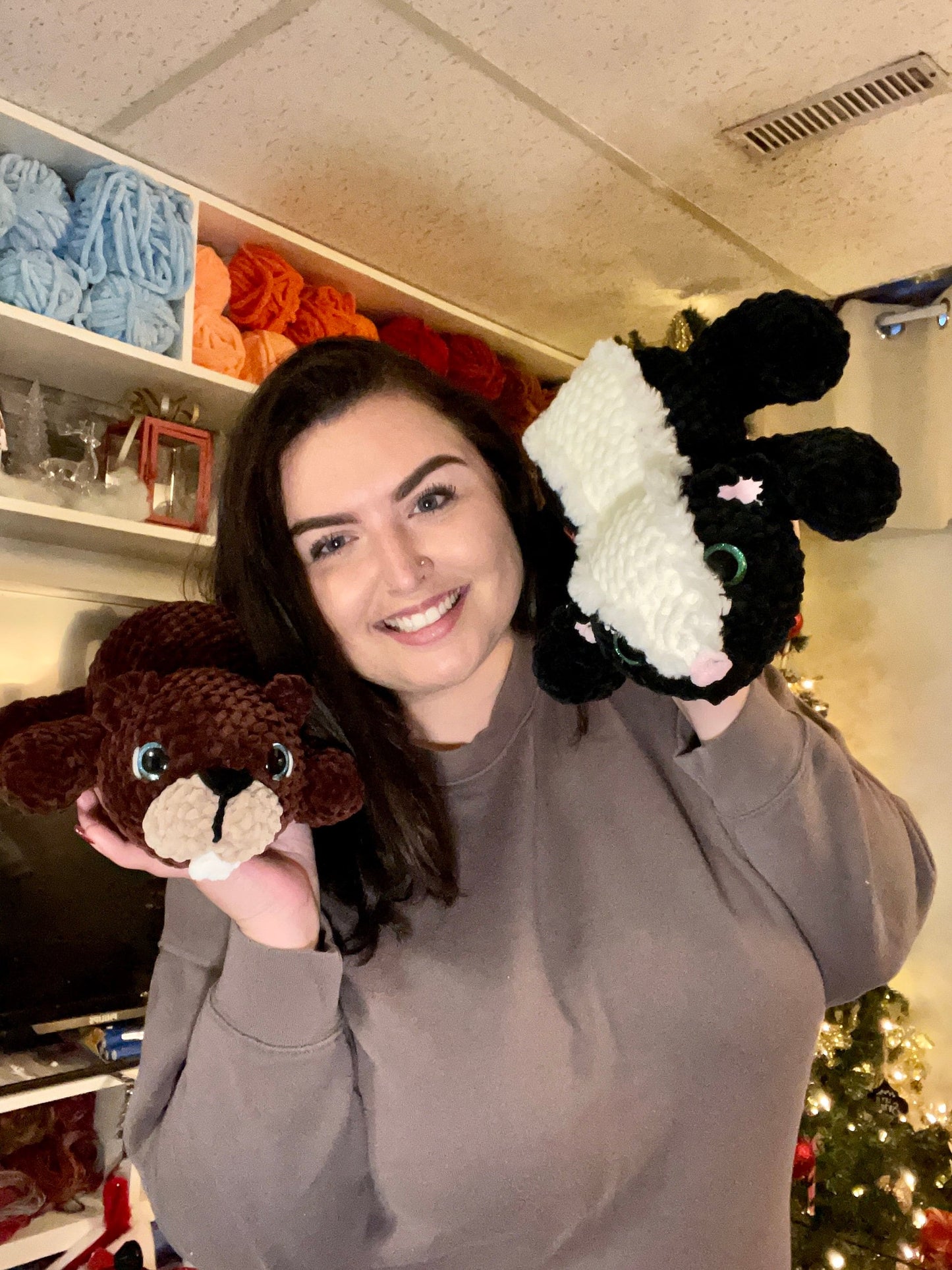 Forest Friends Modifications- Crochet Skunk, Beaver, Bear